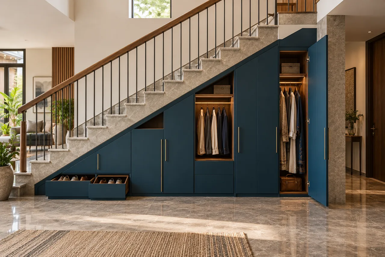 Under-stair Storage — AI-assisted design concept