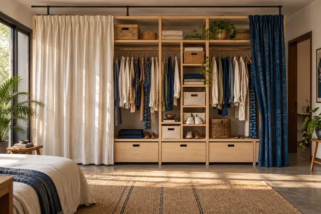 Curtain Soft Storage — AI-assisted Wardrobes concept