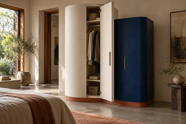 Monolithic Sculpture — AI-assisted Wardrobes concept