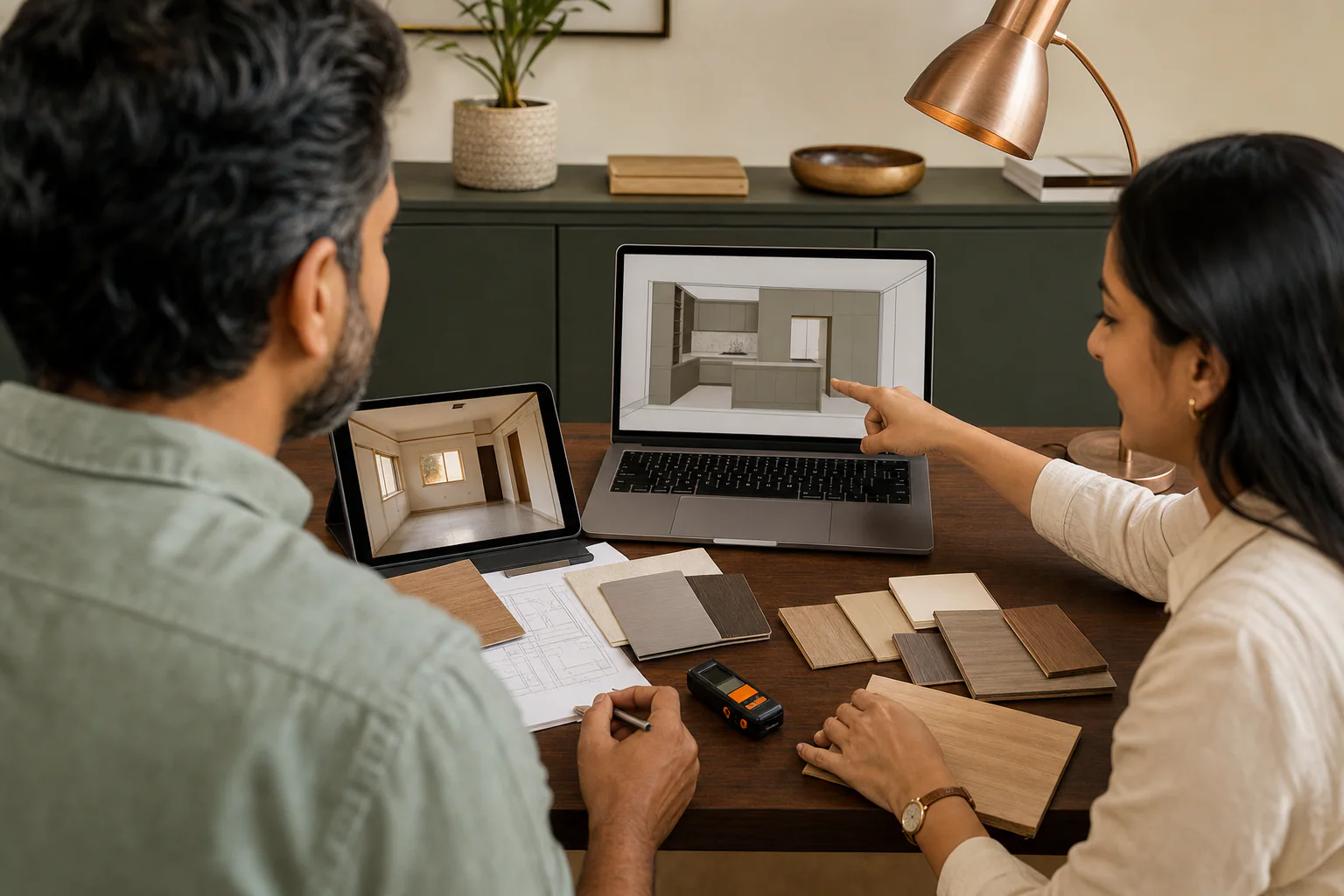 Interior drawings and design planning