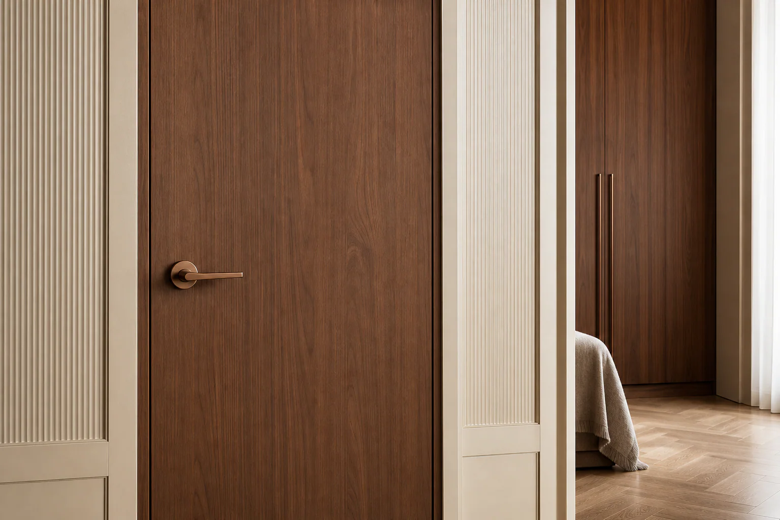 Premium wooden room door